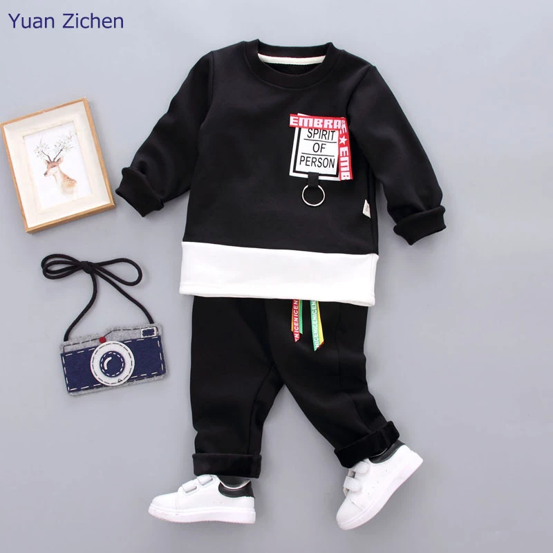 2017 Autumn Boys Clothing Sets Kids T Shirt+Pants 2 Pcs Children Sport Suits Baby Clothes Children Newborn Set Cartoon Printing