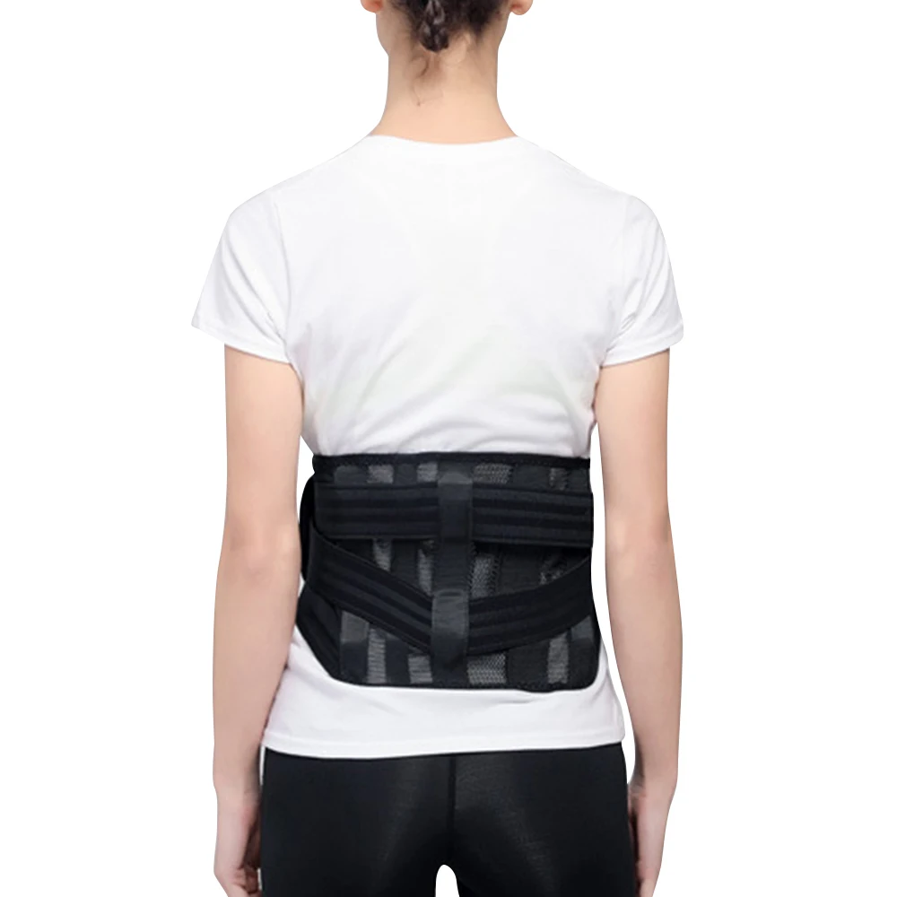 Регулируемый пояс для поддержки спины мужской медицинский корсет задний Поясничный фиксатор поясницы магнитный пояс
