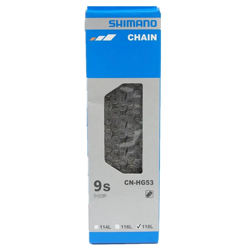 

SHIMANO CN HG53 9S 9 Speed Chain 118L Link MTB Road Bicycle Part with original box