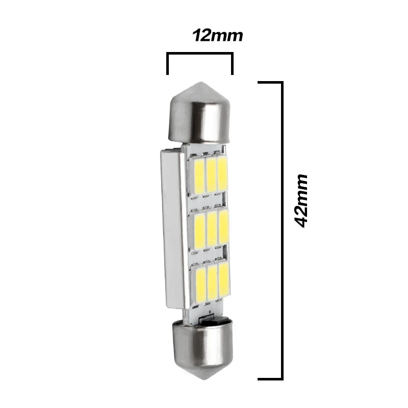 4 шт. Высокое качество 36 мм 39 мм 42 мм C5W C10W 9 SMD 5630 5730 светодиодный светильник CANBUS без ошибок автомобильный фестонный светильник для авто интерьерная лампа для чтения