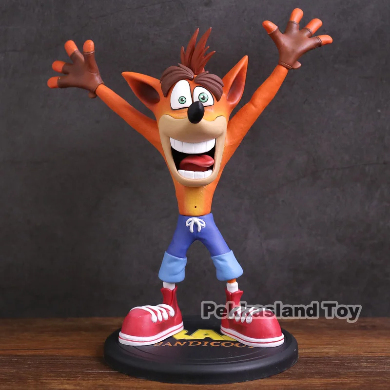 Классическая игра Crash Bandicoot ПВХ Статуя Рисунок Коллекционная модель игрушки