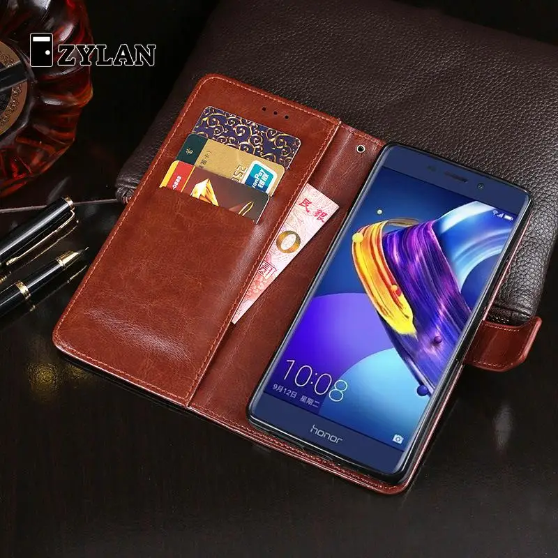 ZYLAN чехол для Coque huawei Honor 6c Pro бумажник кожаный флип Капа чехол-подставка держатель