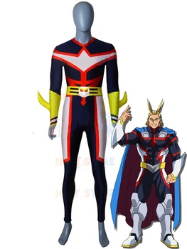 

Free Shipping My Hero Academia Young All Might V2 Cosplay Costume Boku no Hero Academia Spandex Superhero Bodysuit For Halloween