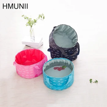 

HMUNII Multifunction Portable Travel Foldable Folding Washbasin Basin Washing Bag Water bucket 10L/16L/25L Travel accessories