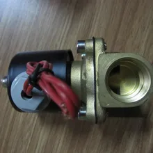 10 шт./лот, 3/" Нормально закрытый, 2w200-20 латунь, с подкладкой для воздуха и воды, нефть Электрический электромагнитный Клапан