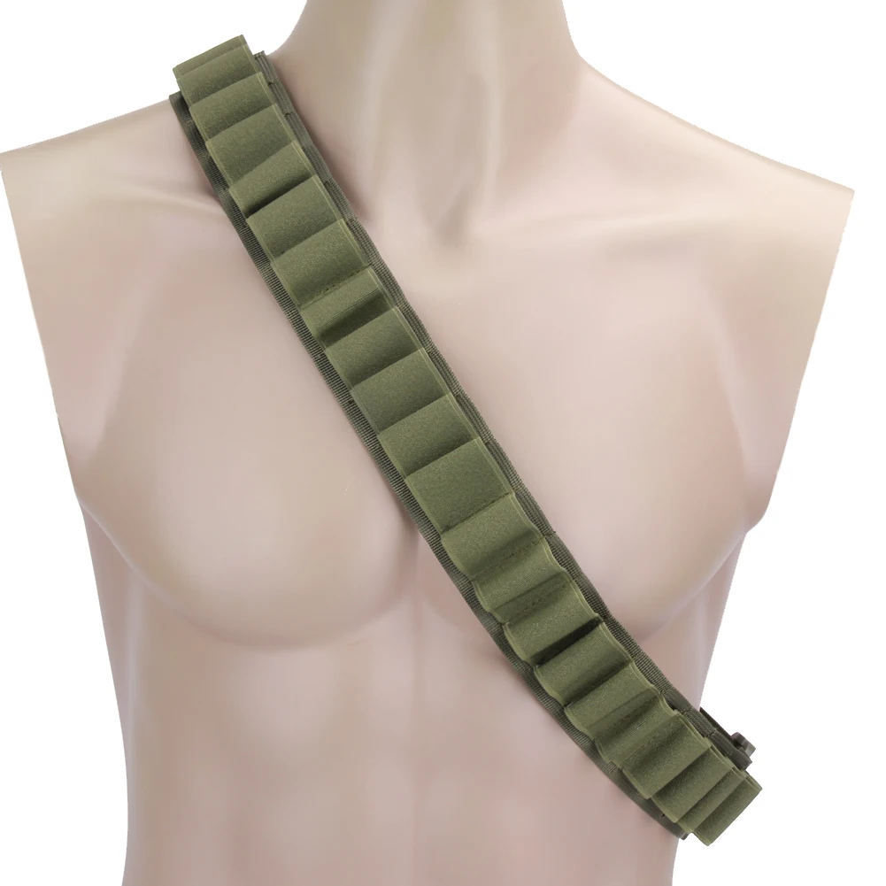 

1.4m 600D Tactical Military 29 Round Shell Bullet Carrier Waist Belt Shotgun Sling Hunting Pouches