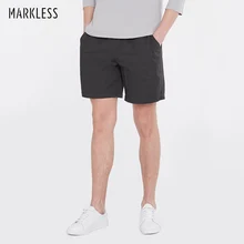 Markless Рубашки домашние Для мужчин брендовая одежда лето хлопок дышащий Пляжные шорты мужские бермуды masculina Для мужчин s шорты DKA8907