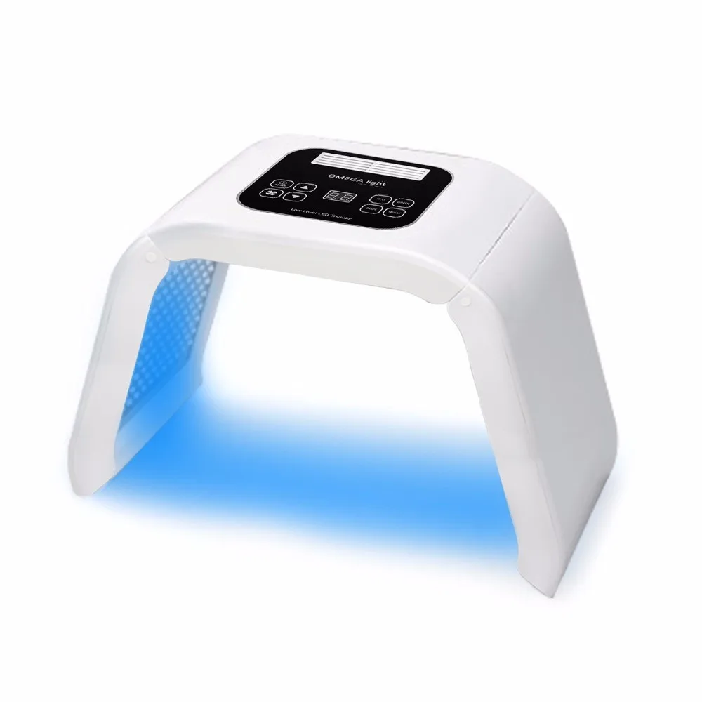  PDT 4 color lights led photon therapy facial mask for anti-aging is neck face skin rejuvenation the - 33009351108