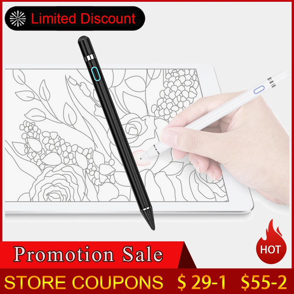 Capacity Touch Pencil For Apple Pencil Tablet Pen Pencil For iPhone X 8 7 For iPad mini 1/2/3/4 For Xiaomi Pad /2/3 Painting Pen