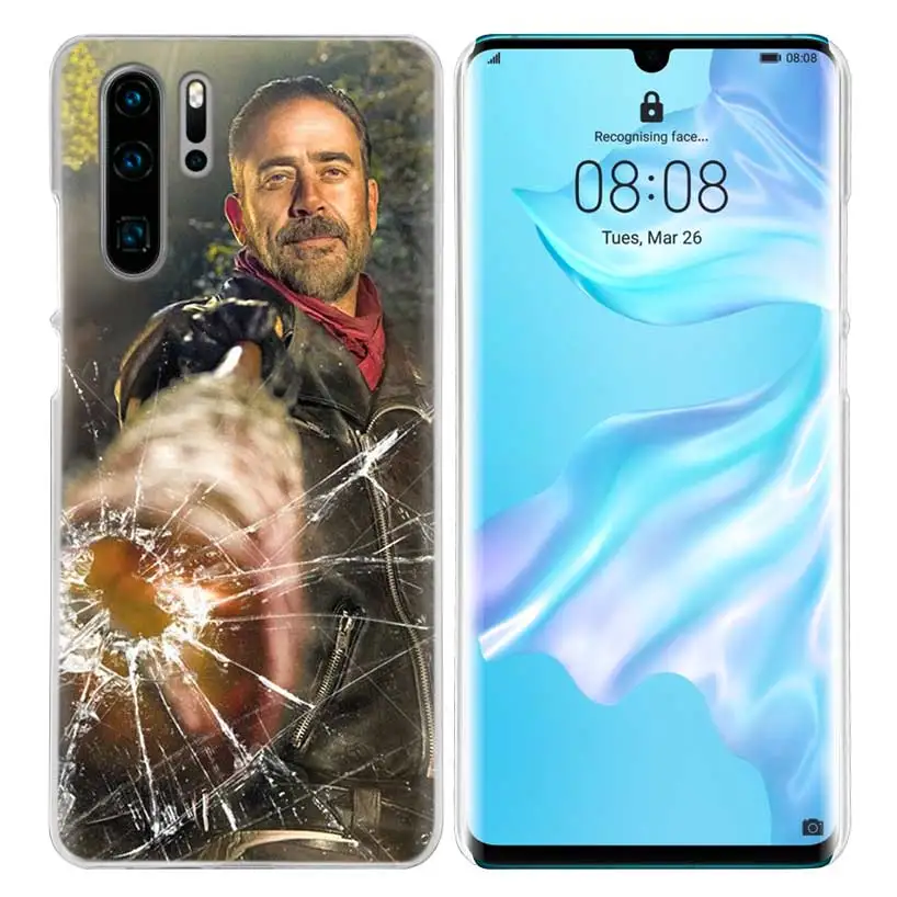 Чехол Negan Walking Dead для huawei P20 P Smart Z Plus Nova 5 5i P30 P10 P9 P8 mate 10 20 lite Pro жесткий чехол для телефона из поликарбоната