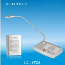ZHUDELE New Arrival Window Interphone Dual-way audio record ZDL-9906 Speakphone for bank, hospital,restaurant etc