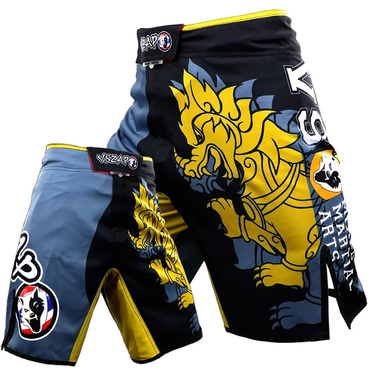 VSZAP MMA борьба ММА спортивные шорты для борьбы с тигром бегущий свободный боевой