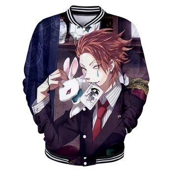 

Hisoka jacket K-pops Casual Jacket without women 3D Print Harajuku 2019 Hot Sale Women and men Long Sleeve Baseball Jacket plus