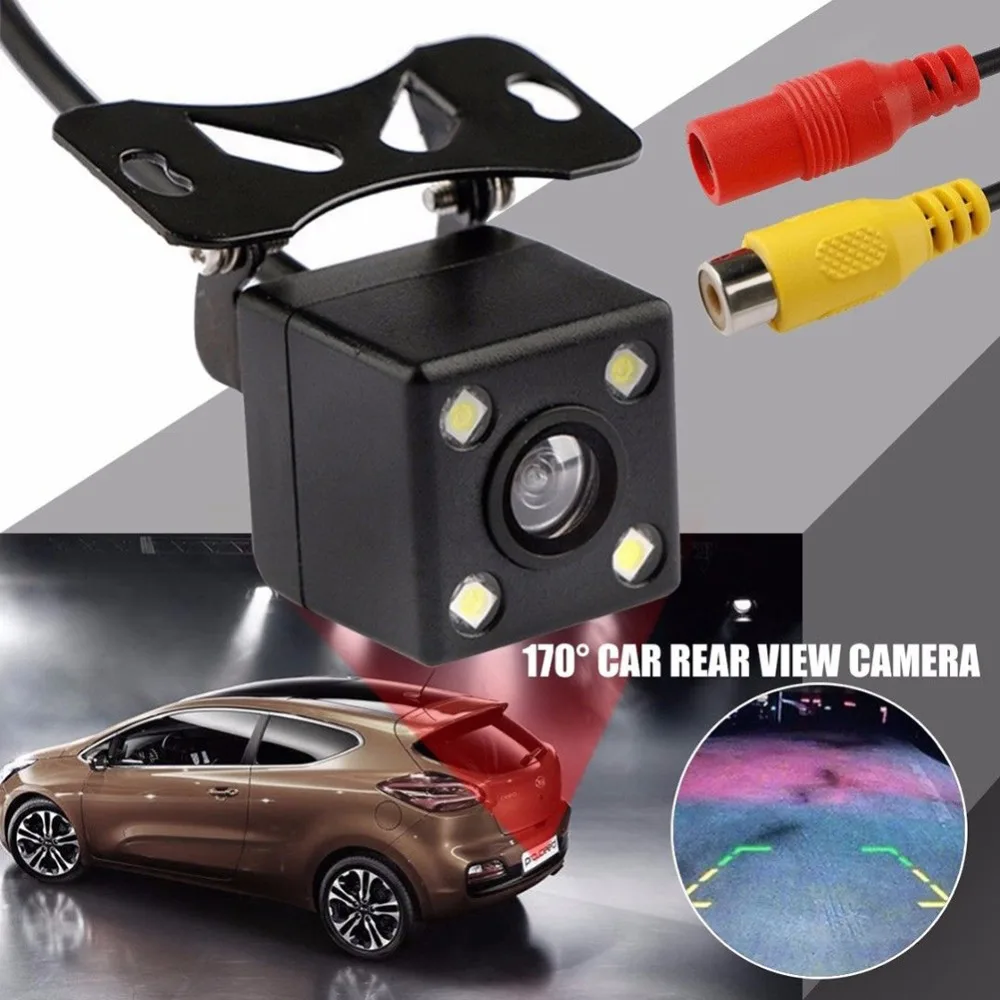

Promotion! Car Rear View Camera Durable Universal Backup Parking Camera 4LED Night Vision Waterproof 170 Degree HD Color Image