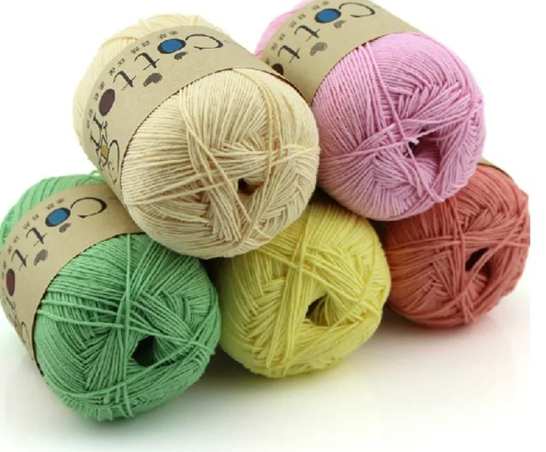 

100% Cotton yarn for knitting 16s/3 in colour hand knitting baby sweater Eco-Friendly yarns 100 balls small wholesale on sale