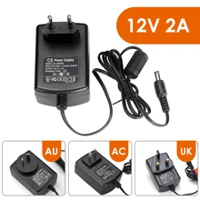 ZOSI DC 12V 2A Power Supply Adaptor 12V Security Professional Converter EU / US / UK / AU Adapter For CCTV Camera CCTV system