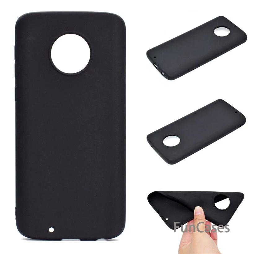 Case For Moto G6 Case Plain Soft TPU For Motorola Moto G6 G5 Plus Silicone Cover G6 Plus Protective Back Cover casa Accessories