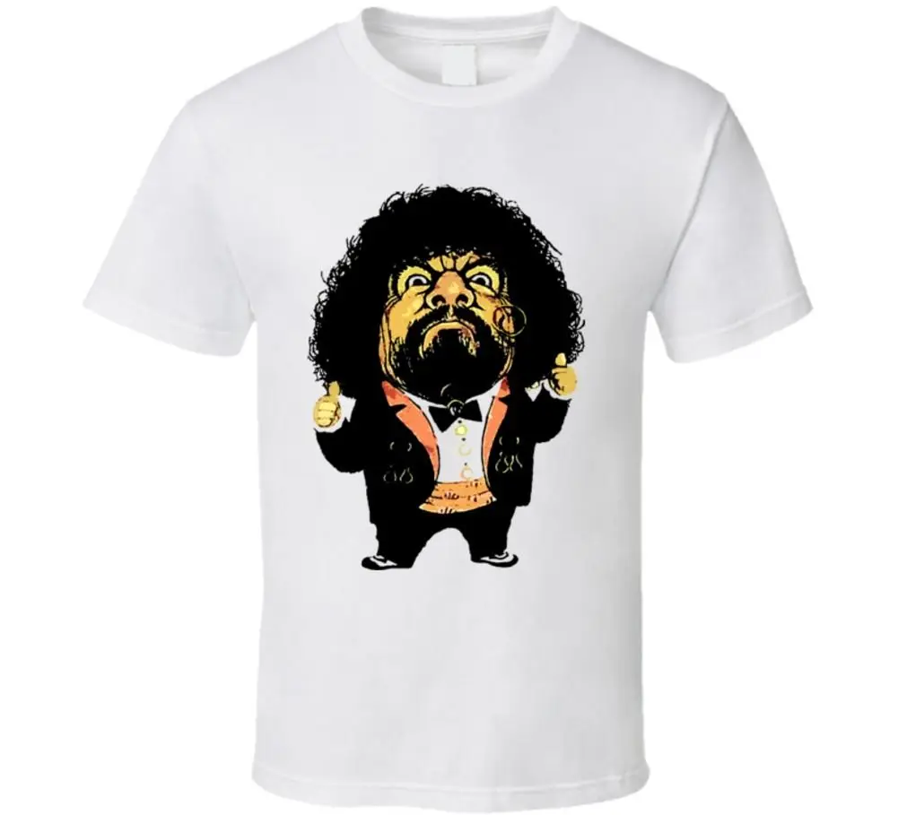 الكابتن لو Albano 1980 S المصارعة T قميص الكرتون t قميص الرجال للجنسين جديد الأزياء التي شيرت فضفاض حجم أعلى اياكس مضحك القمصان