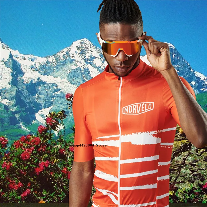 Cycling Jersey 2019 MORVELO Maillot Ropa Ciclismo Hombre Team Bike Clothing