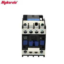 CJX2-1210 LC1 AC Contactor 12A 3P+1NO Normal Open Coil Voltage 380V 220V 110V 36V 24V 50/60Hz Din Rail Mounted Modular Contactor