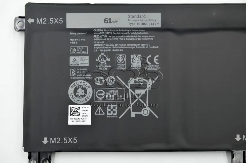 Оригинальный аккумулятор JIGU H76MV OH76MV T0TRM TOTRM Y758W для ноутбука DELL Precision M3800 XPS 15 9530|battery