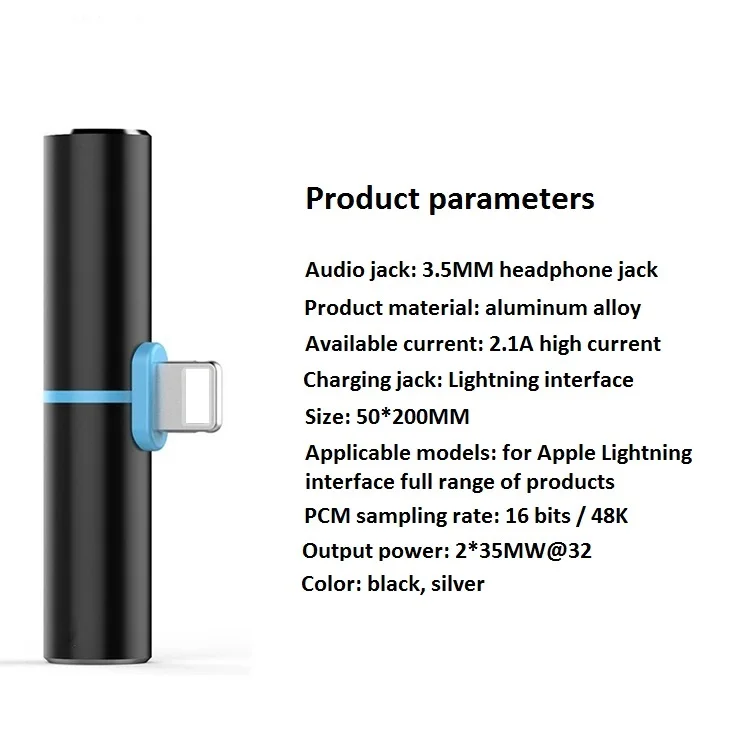 2 in 1 Audio Adapter For iPhone X XR 7 8 plus Connector Splitter Charger Audio Headphone Adapter For Jack to Earphone AUX Cable 2 in 1 Audio Adapter For iPhone X XR 7 8 plus Connector Splitter Charger Audio Headphone Adapter For Jack to Earphone AUX Cable