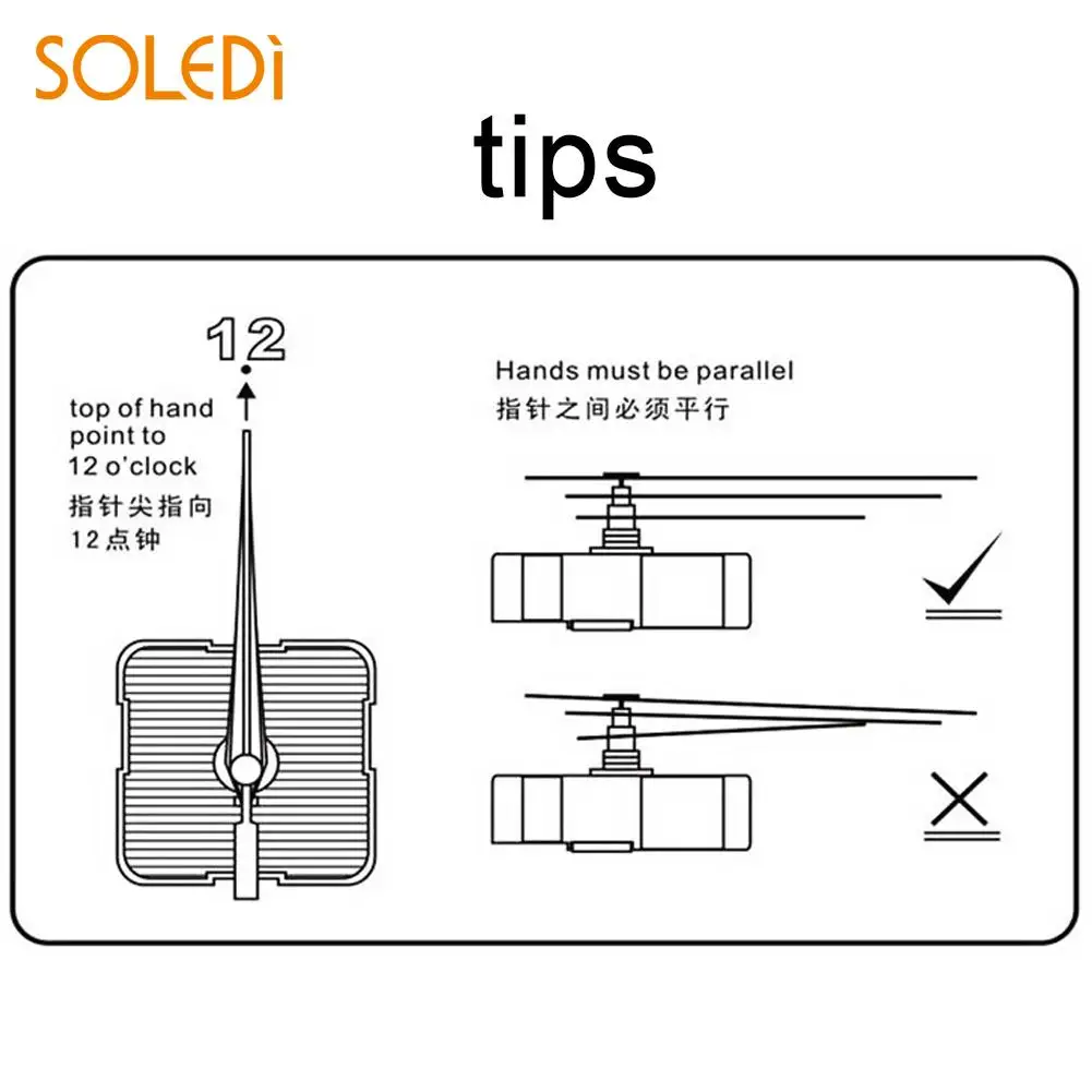 Кварцевые полезные часы механизм части замена инструменты с красными ручками иглы настенные часы