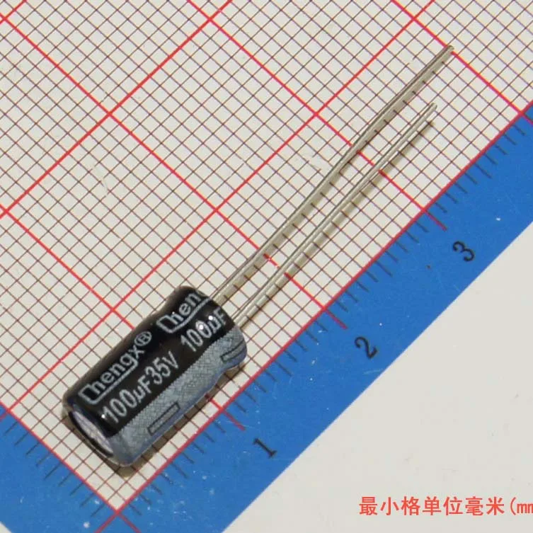 MCIGICM 1000 шт. Алюминий электролитический конденсатор с алюминиевой крышкой, 100 мкФ 35V 6*12 электролитический конденсатор с алюминиевой крышкой