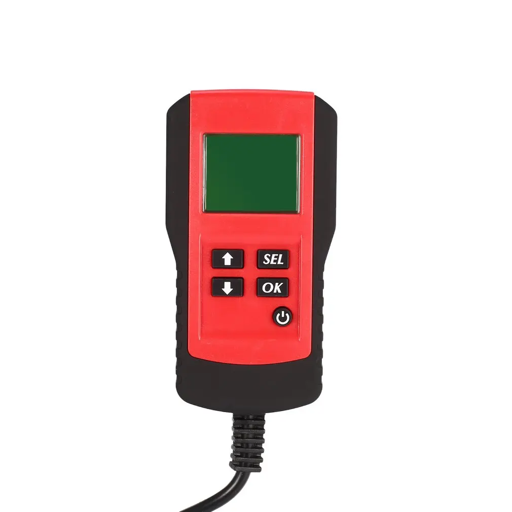 AE300 12V LCD цифровой Красный автомобильный аккумулятор авто система анализатор