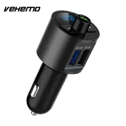Vehemo беспроводной радио адаптер fm-передатчик автомобильный комплект fm-адаптер Громкая связь автомобильный fm-передатчик для MP3 музыка