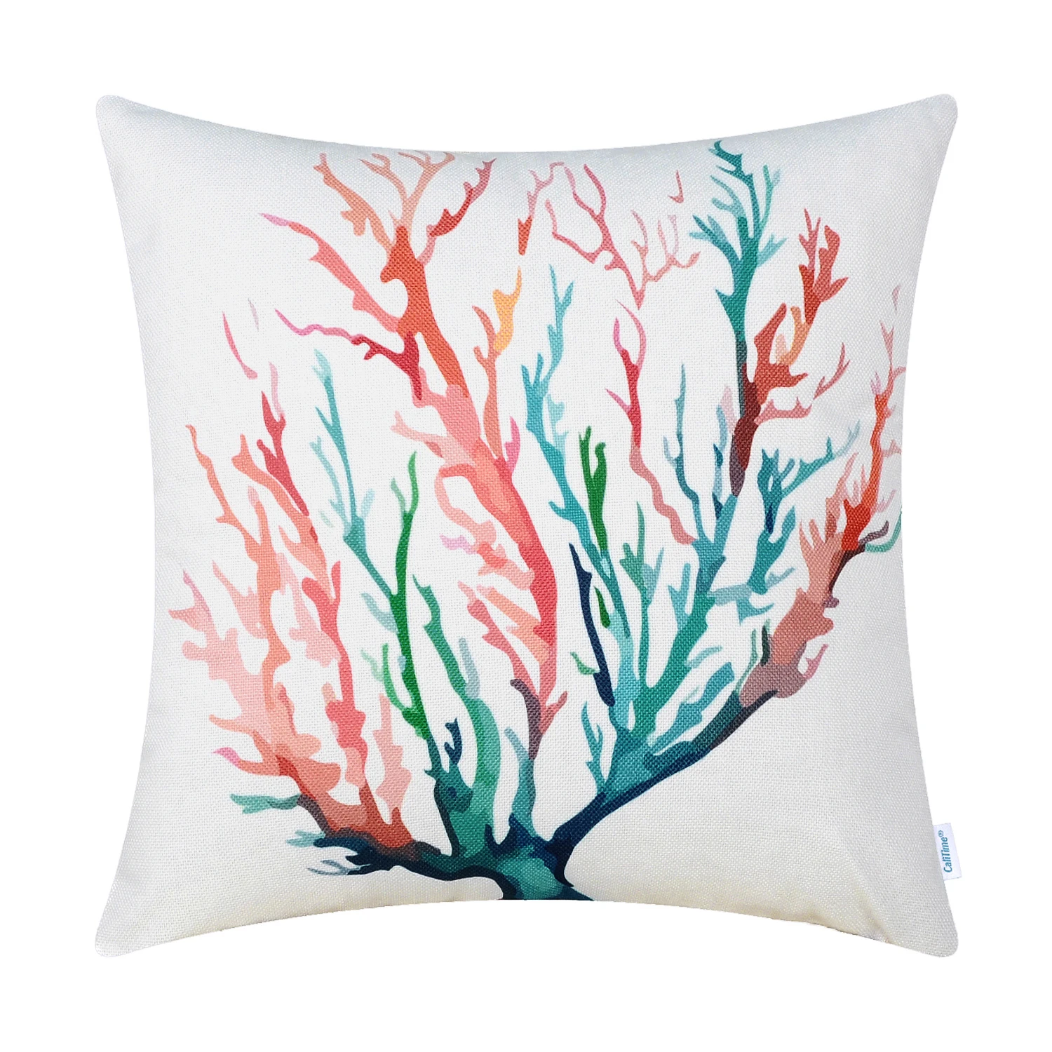 CaliTime холщовая Подушка Чехол для дивана Диванный домашний декор Aquarelle картина