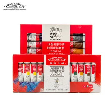 

18 Colors Winsor Newton Tube Oil Paint Sets Professional Oil Colors Paint for Children Drawing Tools Acrylic Paint Art Supplies