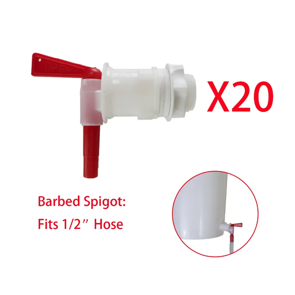 20pcs/lot Homebrew Beer Brew Bottling Bucket Plastic Spigot Tap Replacement spigot,Fermenter