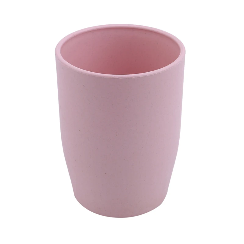 

Eco-friendly Bamboo Fiber Water Cup Toothbrush Cup Wash Tooth Mug Bathroom Cup Children Breakfast Plastic Milk Drink Cup