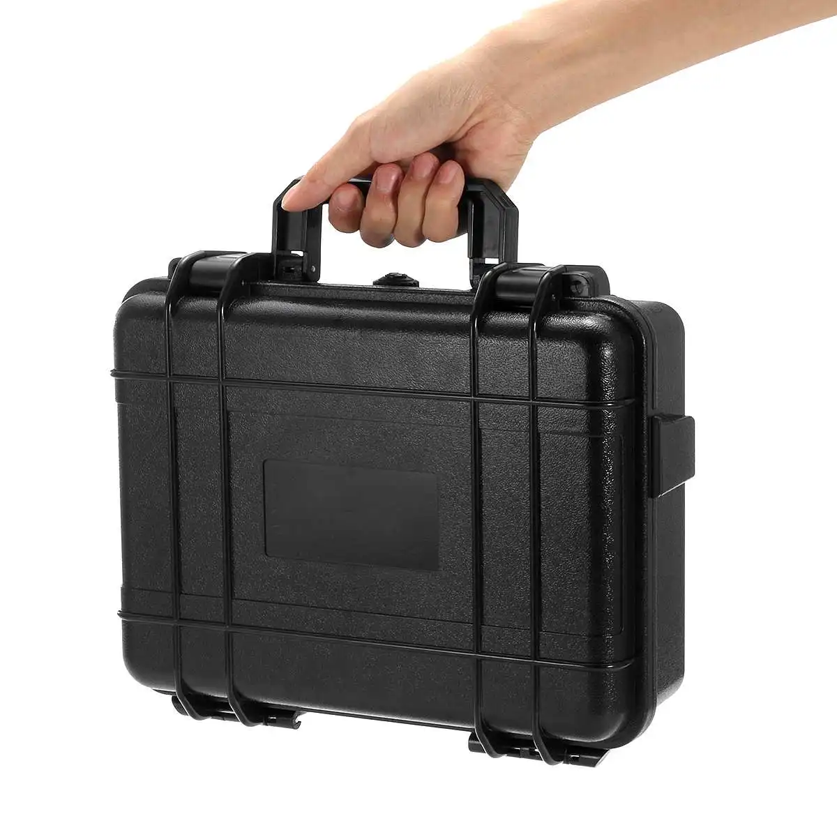 Водонепроницаемый Жесткий Чехол для инструментов, пластиковый ящик для инструментов, защитный ящик для хранения, органайзер, портативный контейнер, черный, 3 размера