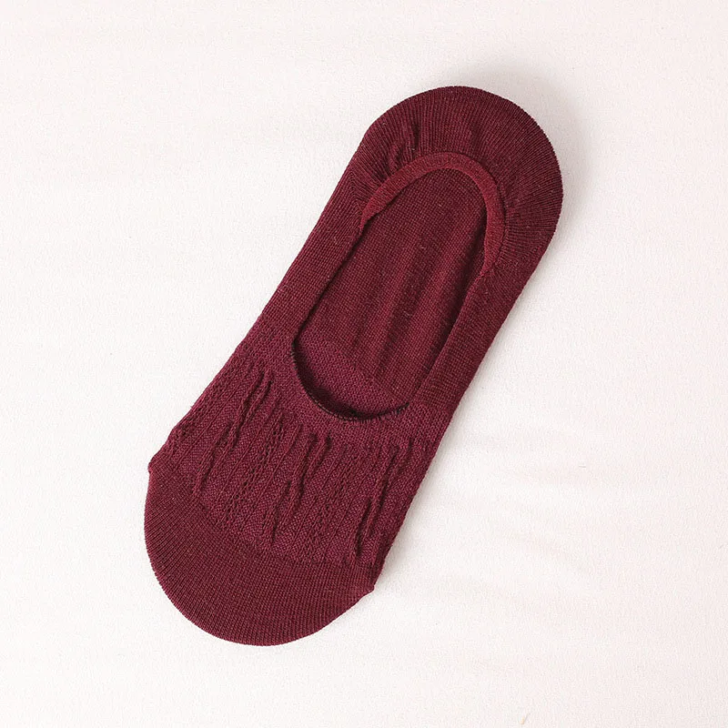 Распродажа одноцветные женские Лодыжка Низкий вырез дышащие хлопковые носки повседневные летние носки невидимые Нескользящие забавные