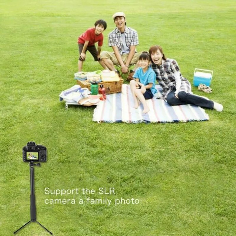 36 дюймов алюминиевый монопод штатив крепление для GoPro Hero 6 5 7 4 черный серебристый Session Sjcam Sj7 Yi 4K Экшн-камера селфи палка