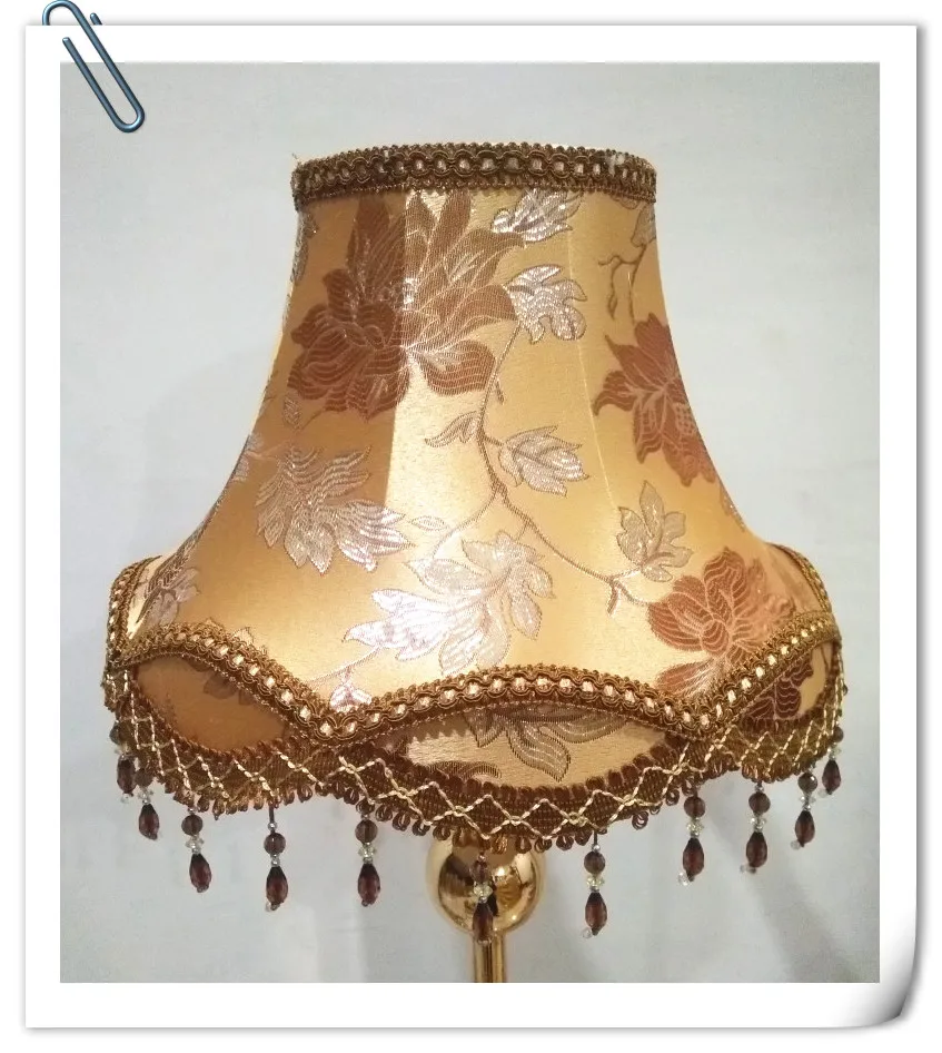  Lampshade for Floor lamp cover painting flower Pattern crystal pendant table lamp shade E27 vintage - 32959597219