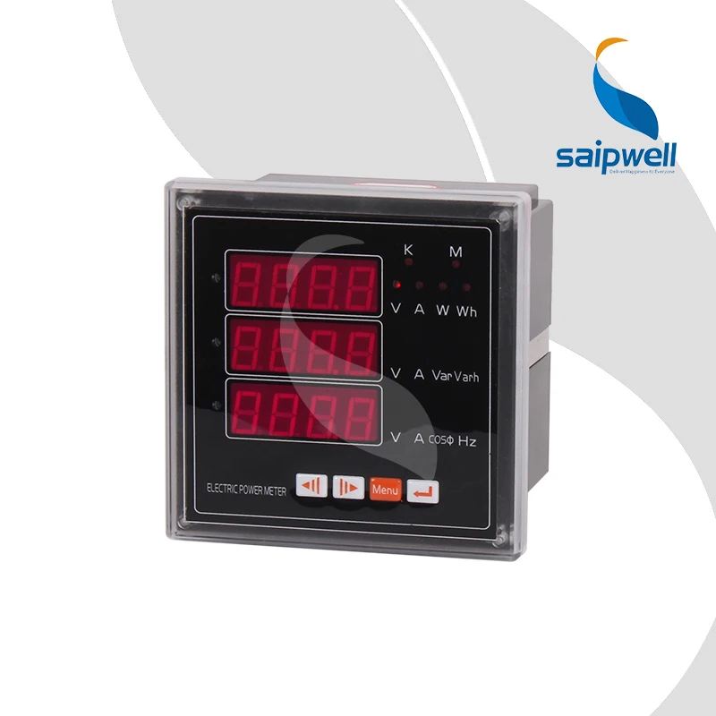 

96 Type Three Phase Electric Multi-function Wattmeter/ 3 Rows LED Digital Power Meter SP-96E
