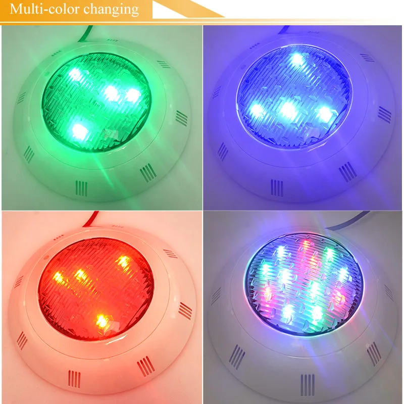 Pared RGB LED luz de la piscina PISCINA lámpara subacuática piscina IP68 impermeable para estanque decoración AC 12 V con remoto Pared RGB LED luz de la piscina PISCINA lámpara subacuática piscina IP68 impermeable para estanque decoración AC 12 V con remoto