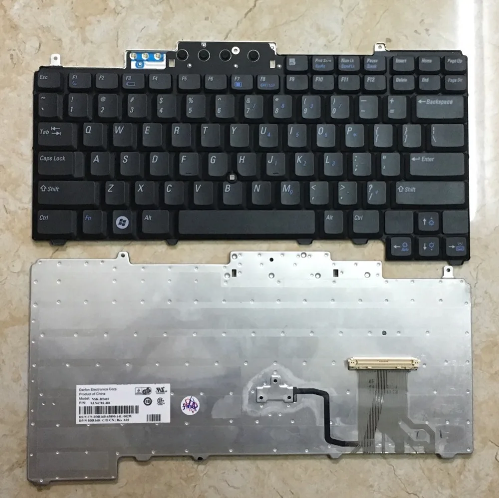 English notebook keyboard for DELL for Latitude D620 D630 D631 D820 D830 PP18L laptop keyboard US version