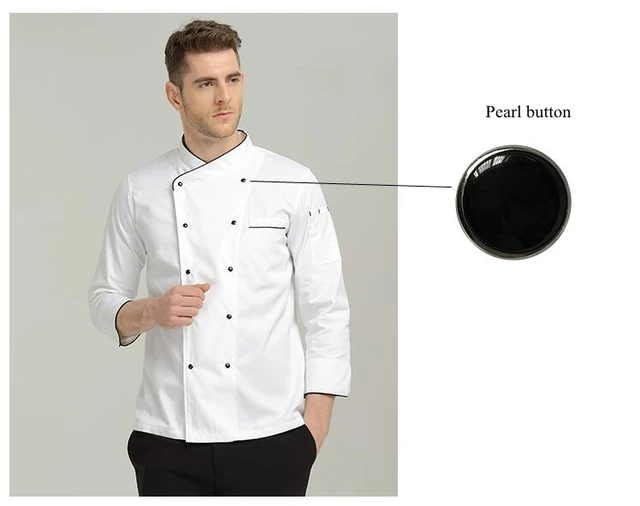 Hot Unisex food service clothing chef uniform jacket restaurant hotel