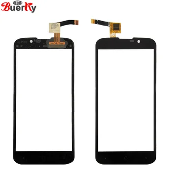 

BKparts 5pcs Touch Screen For Highscreen Omega Prime Mini Touchscreen Front Glass Panel Digitizer Replacement