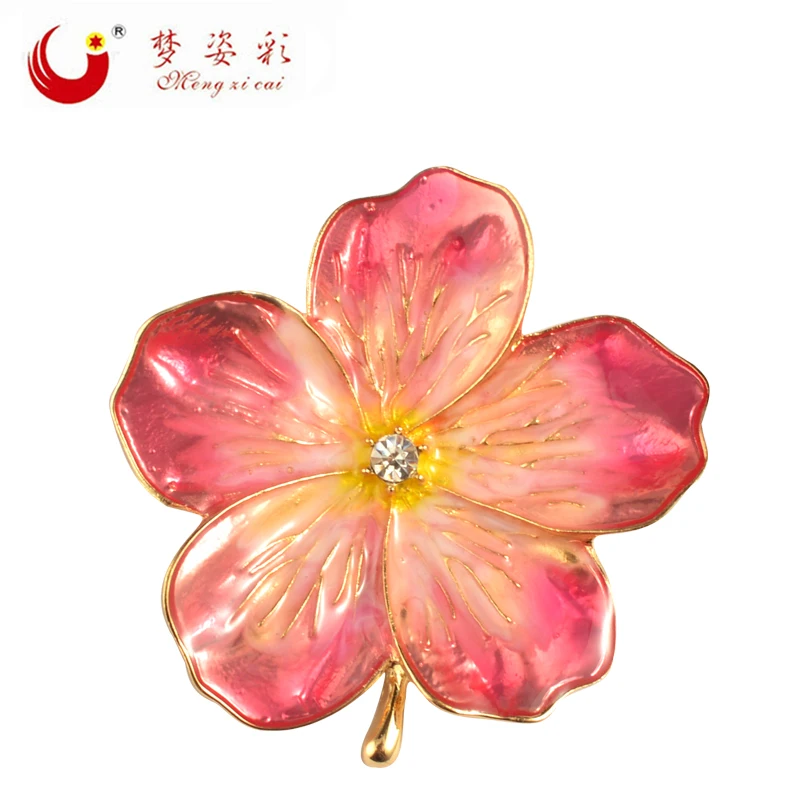 Erfinderisch Mzc 2018 Glück Rosa Emaille Blume Broschen Weiblich Hijab Pin Corsage Brosche Für Frauen Hochzeit Kleid Abzeichen Zubehör Schmuck Waren Des TäGlichen Bedarfs Schmuck & Zubehör