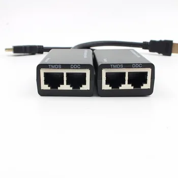

50pairs HDMI Extender Transmitter 1pair HDMI Over RJ45 CAT5e CAT6 LAN Extender Repeater Up To100ft Cable