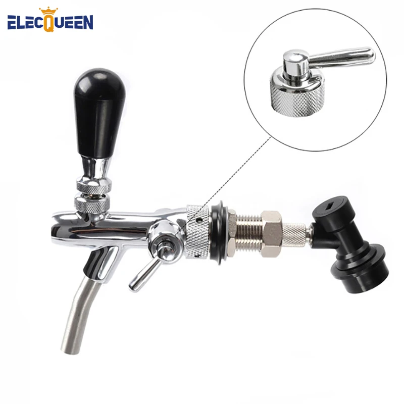 

Beer Tap Faucet with Ball Lock ,Adjustable Facuet with chrome plating For Cornelius Keg,homebrew kegging kit