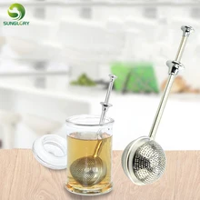 Чайная ложка из нержавеющей стали, ситечко для чая, сеточка для заваривания чая, многоразовый металлический чайный пакетик, специй, рассыпной чай, травяной инструмент