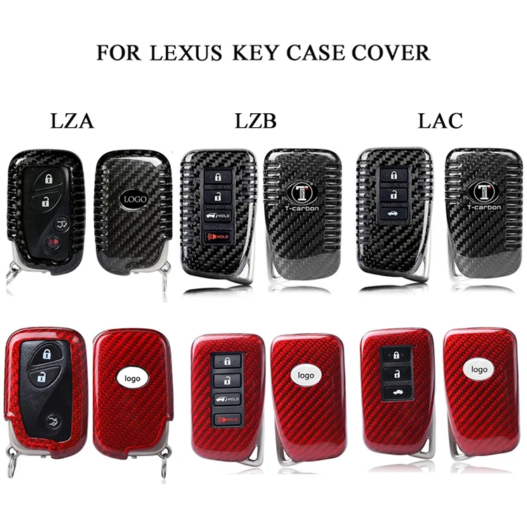 

Pelay Carbon Fiber Key Cover Car Key Case Shell Key Cover Key Bag For Lexus CT IS ES GS RX GX LX ES250 240 300/RX 270 350 450