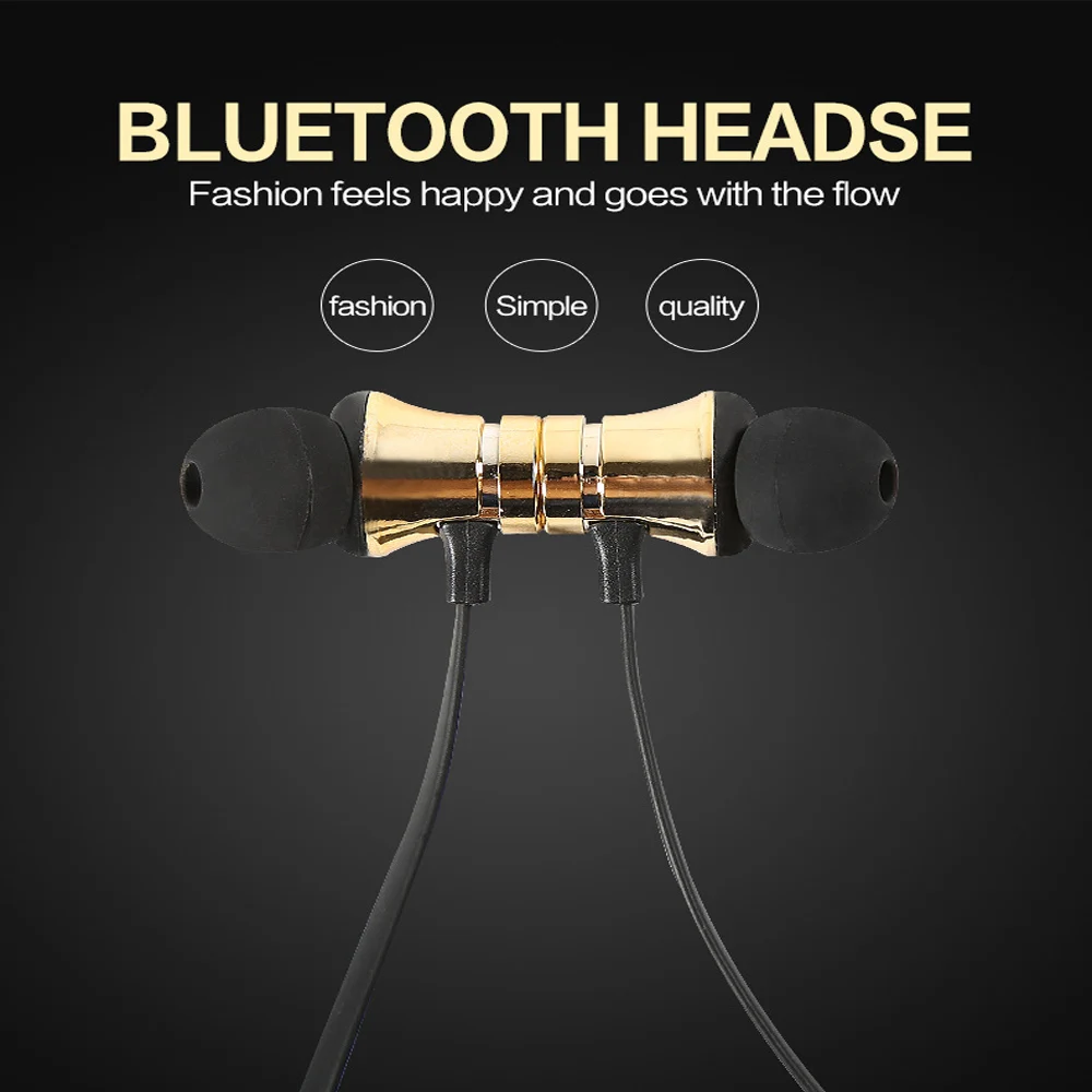 XT-11 Bluetooth-compatible sports Earphone Headset waterproof 4.2 Magnetic attraction Mic For iPhone | Электроника