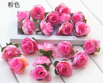 

10PCS/ decorating flowers The simulation of small manufacturers selling tea, silk flower bead curtain DIY artificial flowers